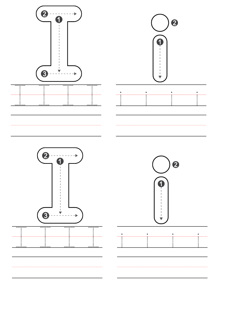 Free Preschool Letter I Worksheets Printable PDF Free Preschool Letter I Worksheets Printable PDF