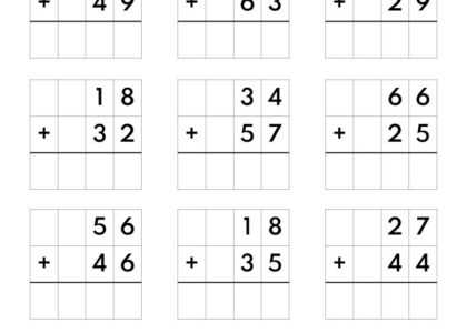 10 Printable Two Digit Addition Worksheets Double Digit Addition Worksheets 1st Grade 2nd Grade Made By Teachers