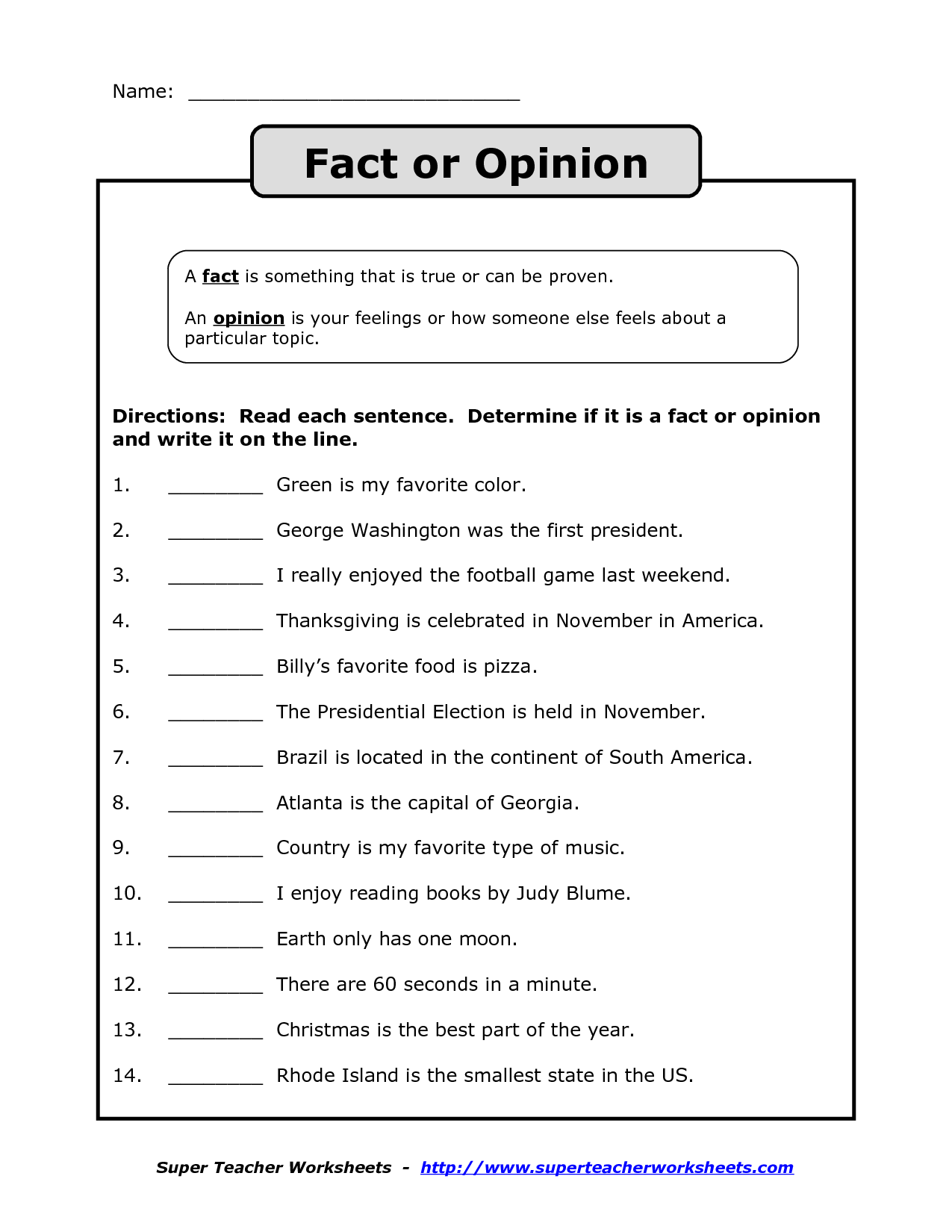 11 Fact And Opinion Ideas Fact And Opinion Opinion Writing Fact And Opinion Worksheet