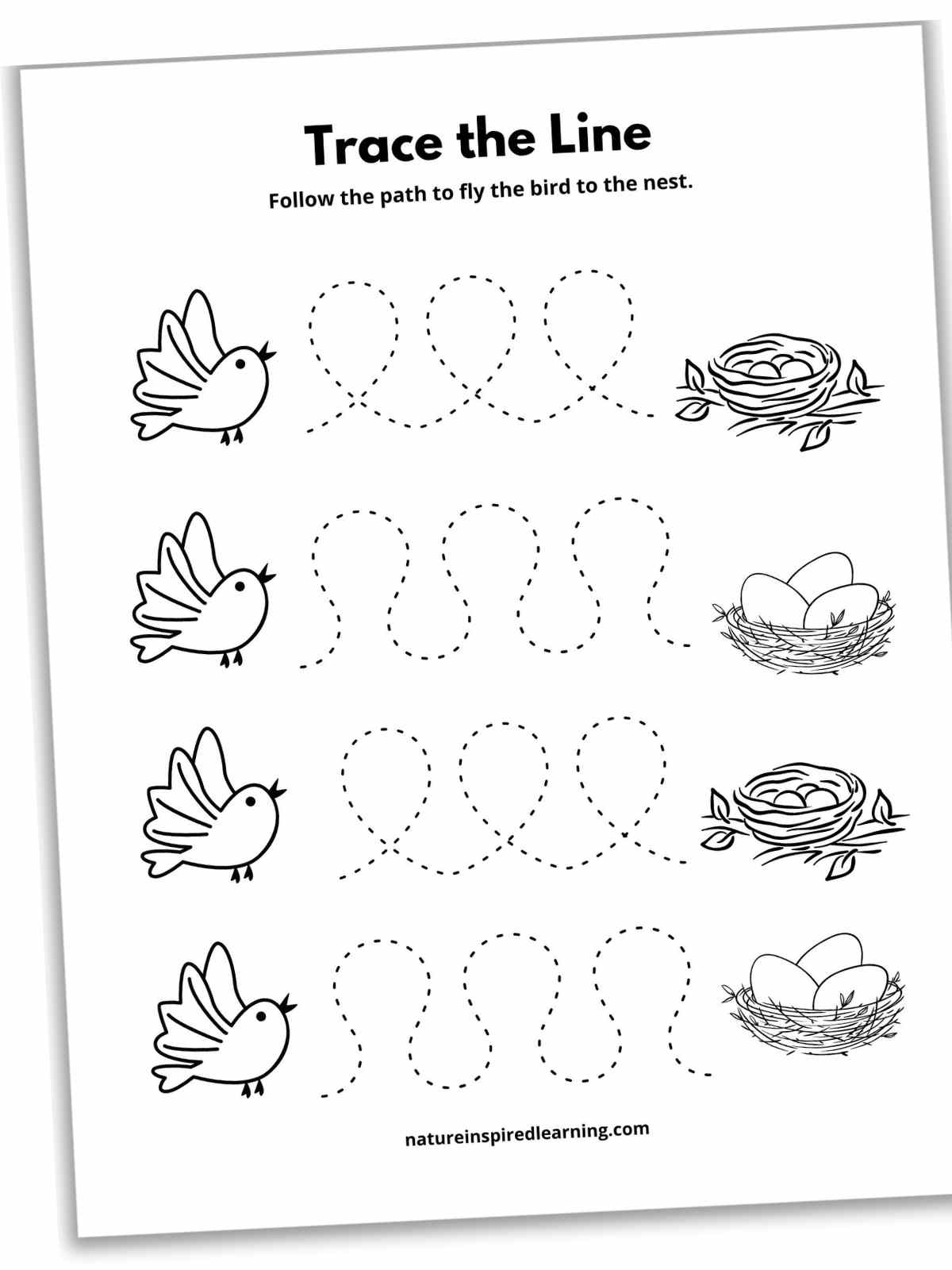 17 Line Tracing Worksheets Free Nature Inspired Learning 17 Line Tracing Worksheets Free Nature Inspired Learning