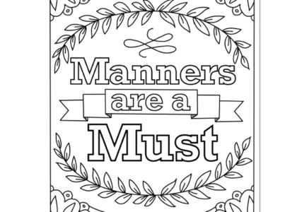 1st And 2nd Grade Social Emotional Learning Manners Unit Coloring Pages Lucky Little Learners