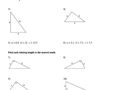 48 Pythagorean Theorem Worksheet With Answers Word PDF 