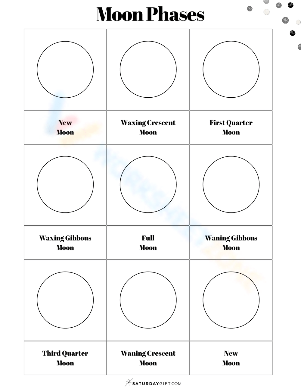 4th Grade Easter Phases Of The Moon Worksheets Printable 4th Grade Easter Phases Of The Moon Worksheets Printable