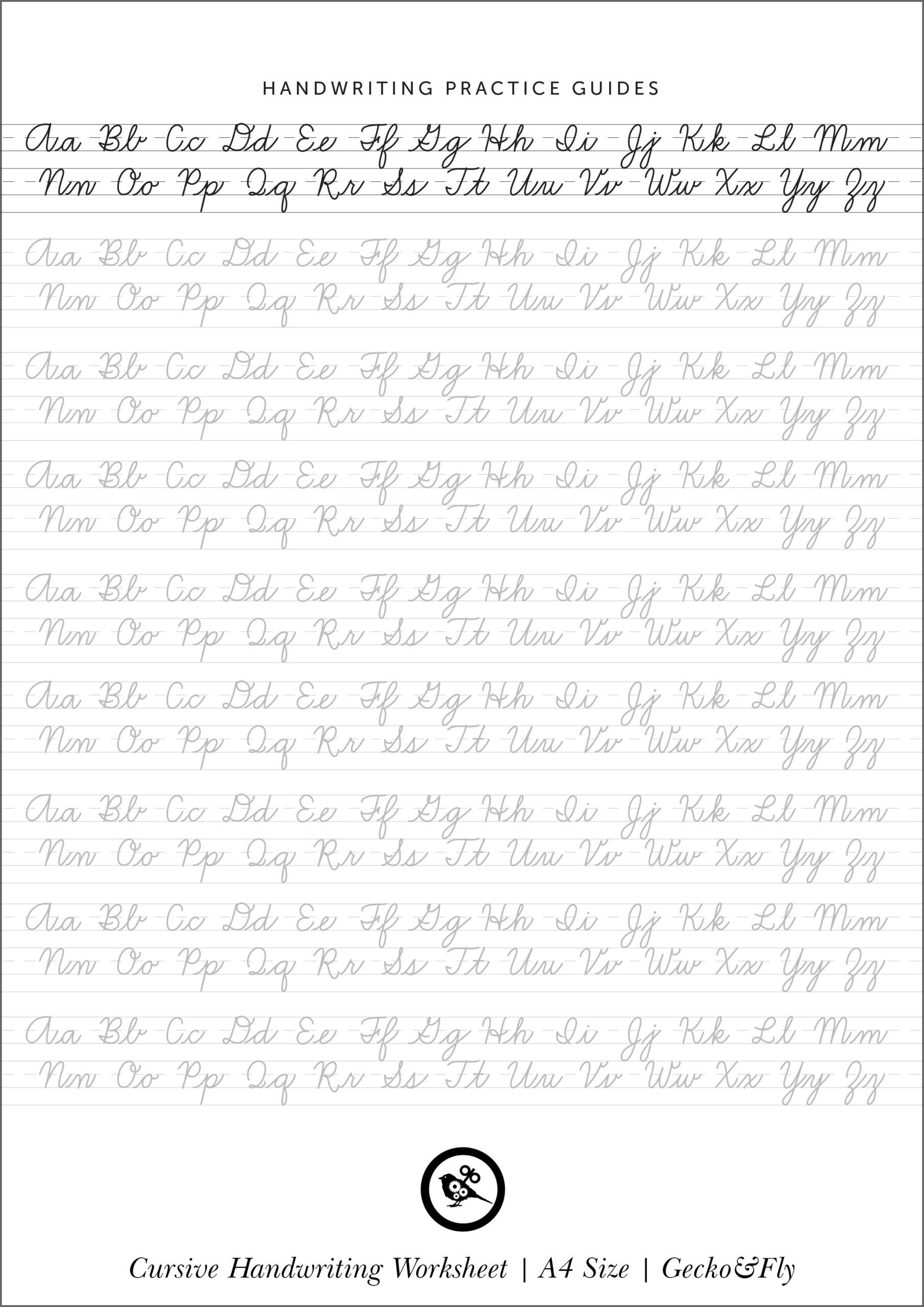 handwriting worksheets for adults