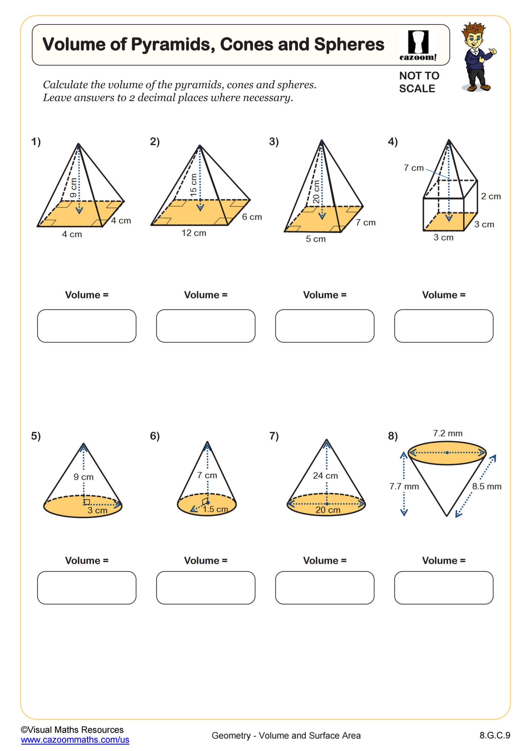 8th Grade Math Worksheets Free Printable PDFs With Answers