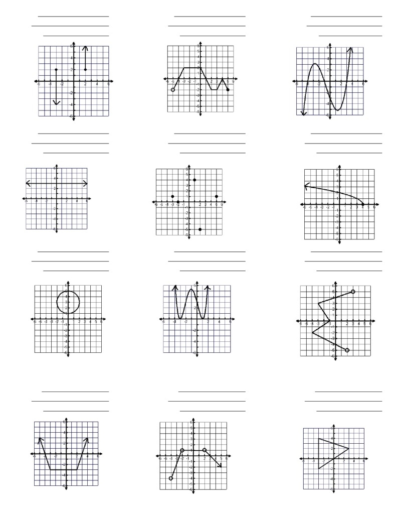 9 Best Worksheets For Identifying The Domain And Range Of Functions The Teach Simple Blog