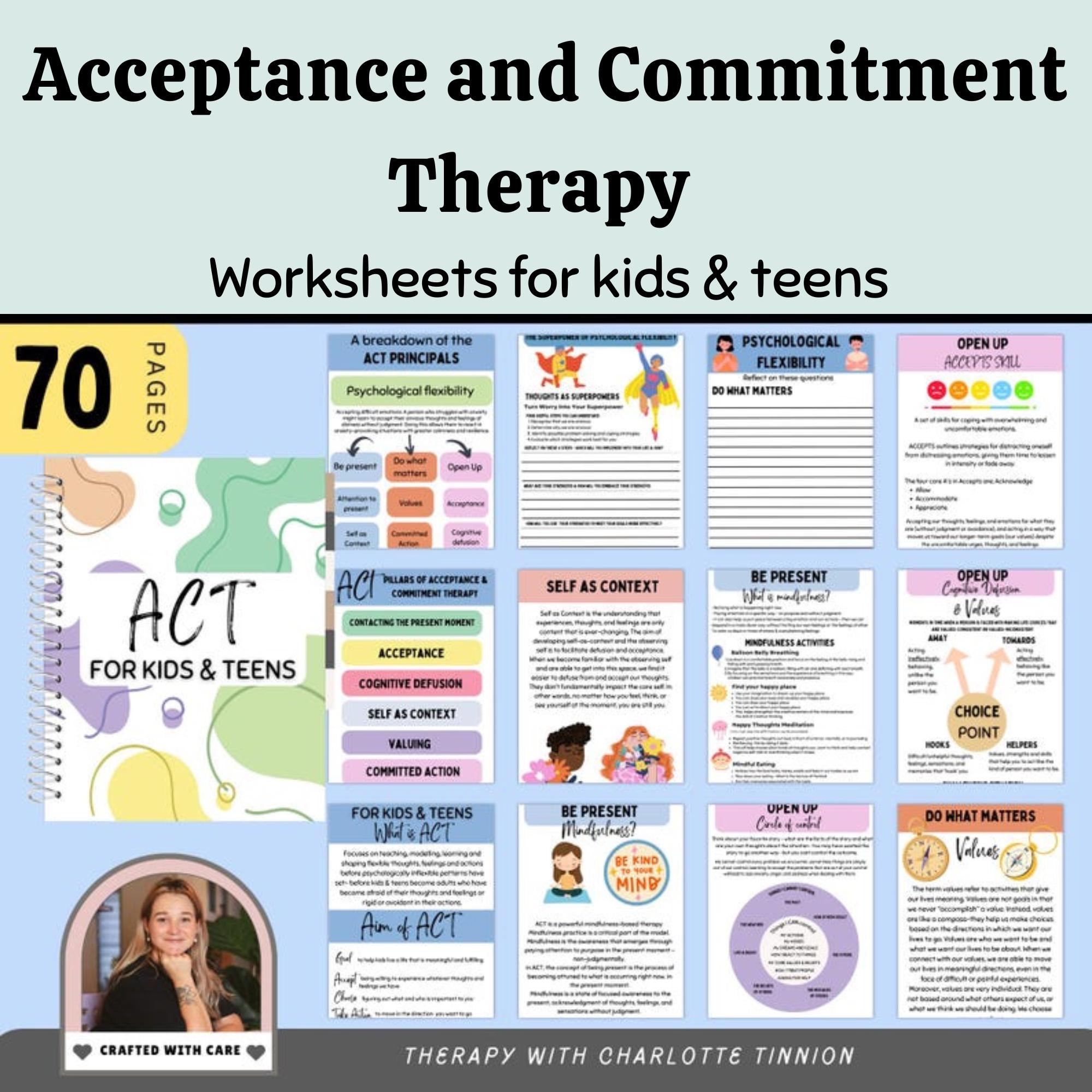 acceptance and commitment therapy worksheets acceptance and commitment therapy worksheets