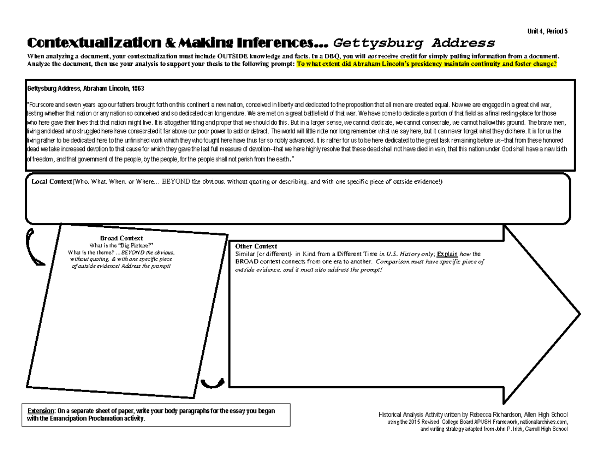 ap history document analysis worksheet ap history document analysis worksheet