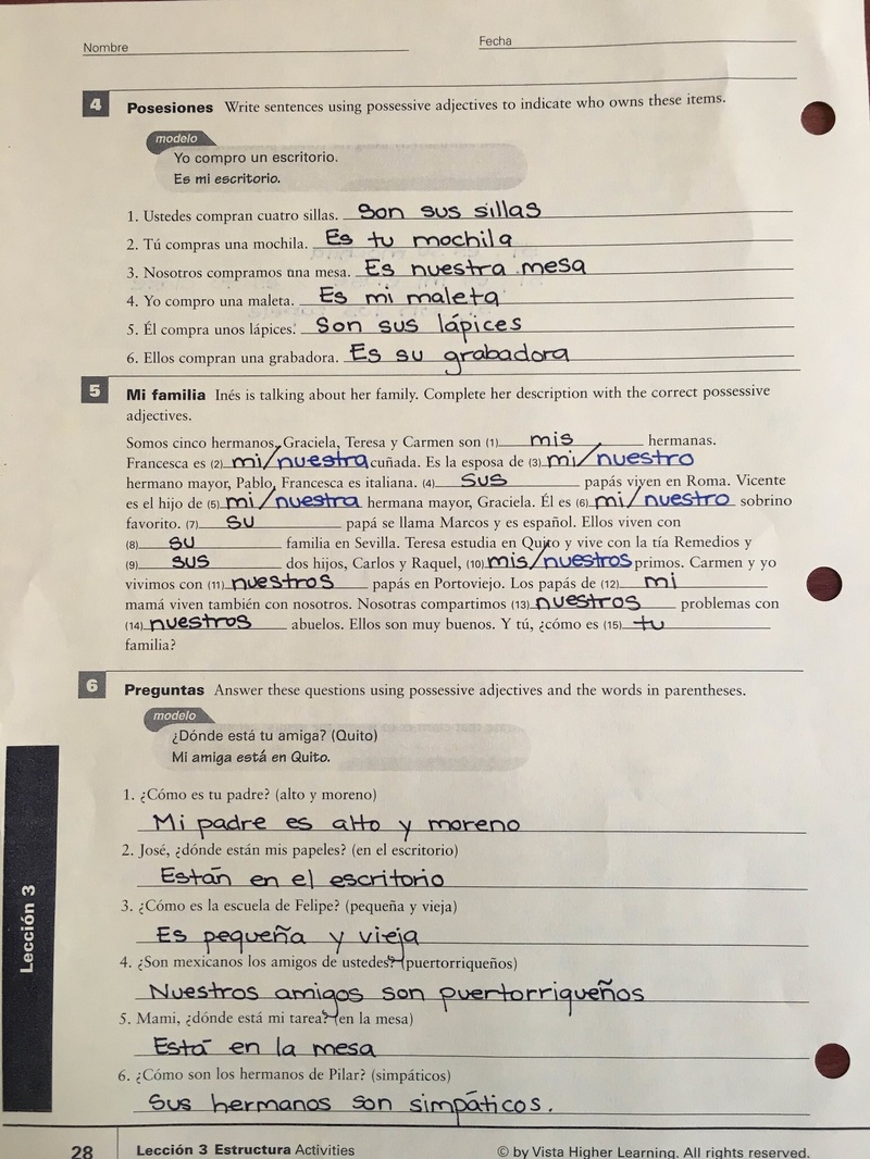 estructura spanish worksheet answers estructura spanish worksheet answers