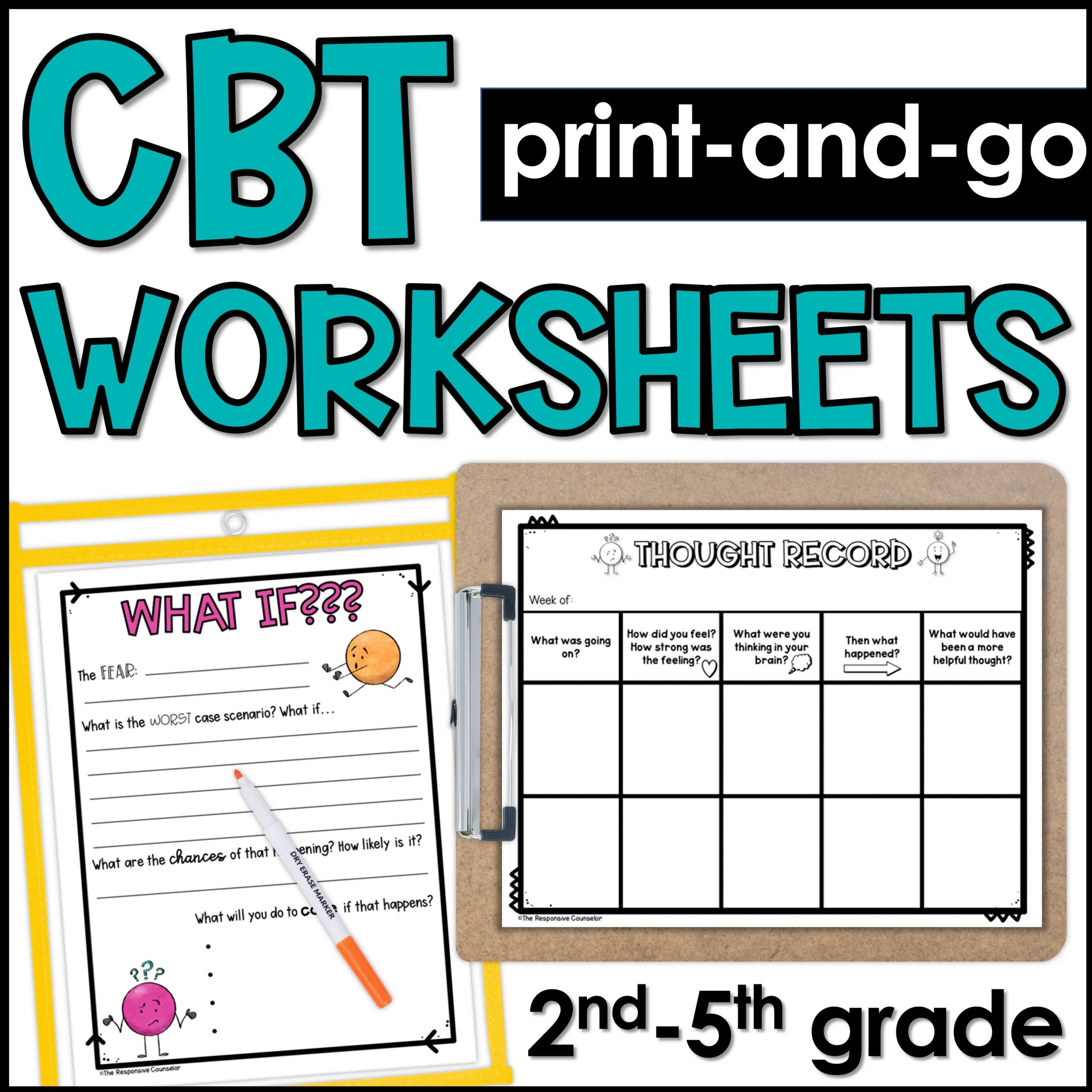 CBT Worksheets For Individual Or Group Counseling Shop The Responsive Counselor CBT Worksheets For Individual Or Group Counseling Shop The Responsive Counselor