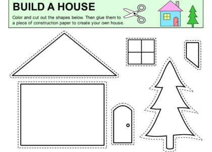 Cut And Paste Worksheets Printable Activities For Kids Free Printables Lettering SVG Files Tools Apps