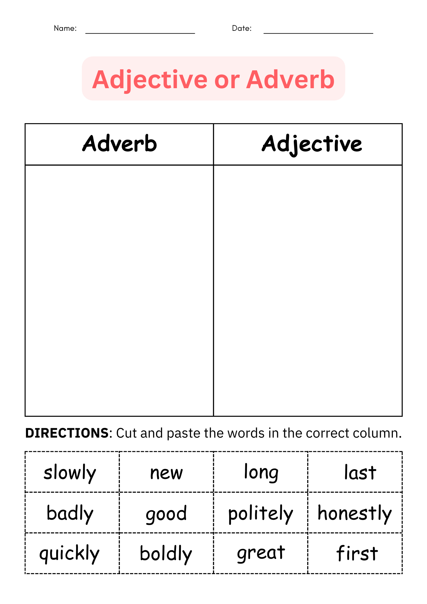 Daily Grammar Activities Adjectives Adverbs Worksheets 3rd 4th 5th Grade Made By Teachers Daily Grammar Activities Adjectives Adverbs Worksheets 3rd 4th 5th Grade Made By Teachers