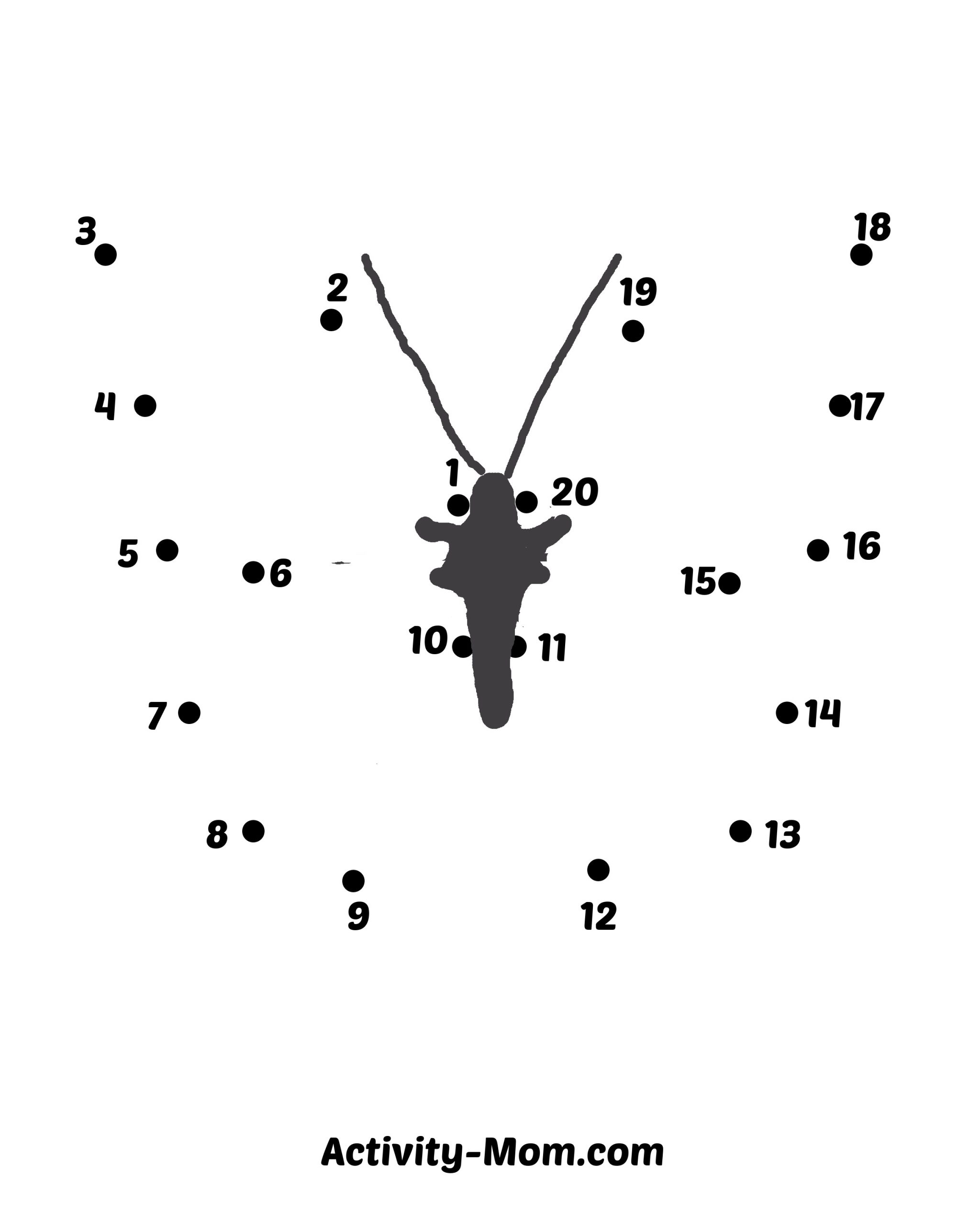 dot to dot worksheets
