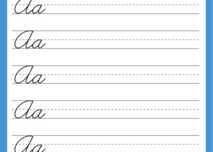 Download Free Printable Cursive Writing Worksheets Artful Cursive