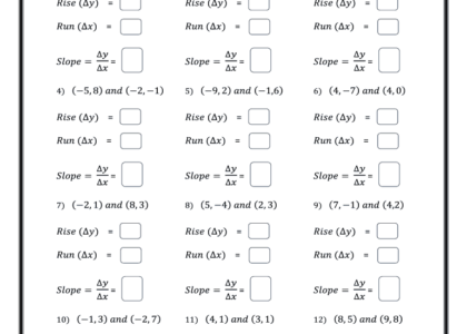 Finding Slope From Two Points Worksheet Pdf Fill Out Sign Online DocHub