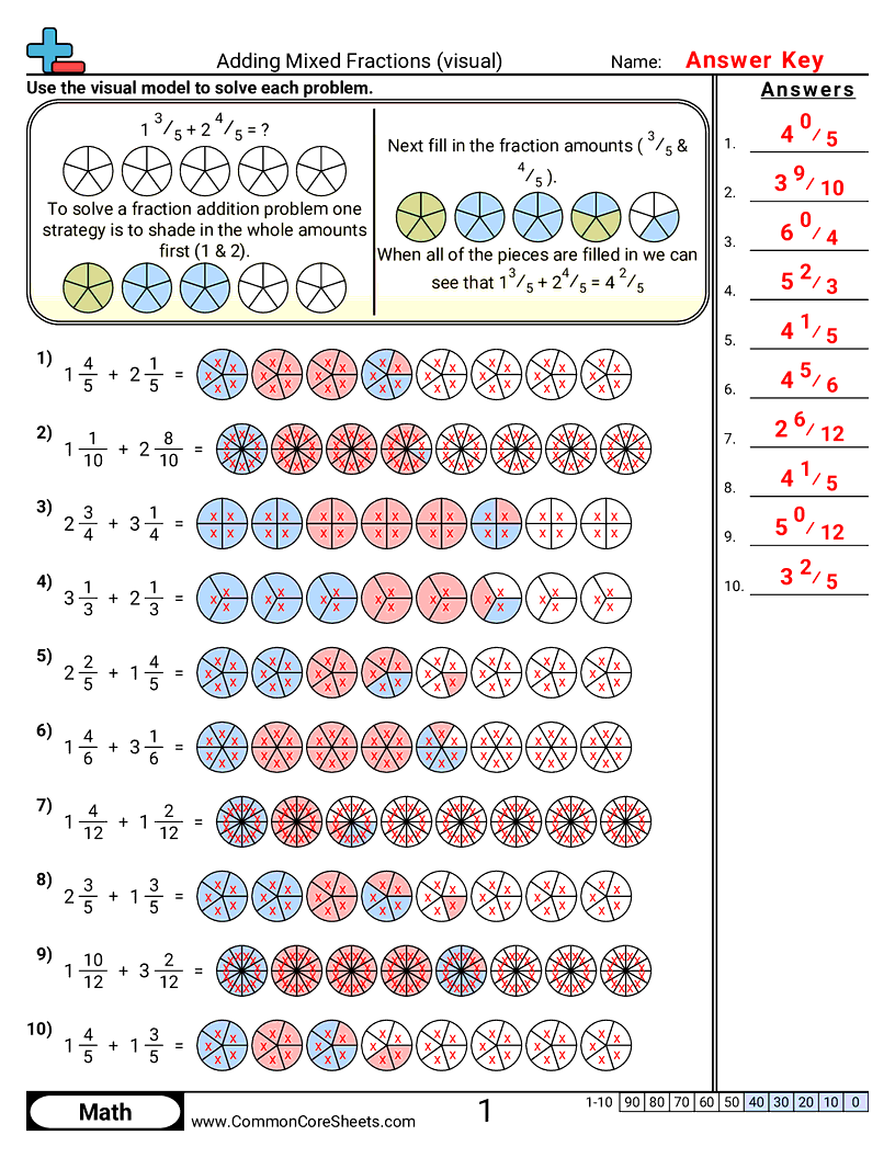 Free Adding Subtracting Fractions Worksheets Common Core Sheets Free Adding Subtracting Fractions Worksheets Common Core Sheets