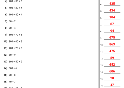 Free Converting Forms Worksheets Common Core Sheets