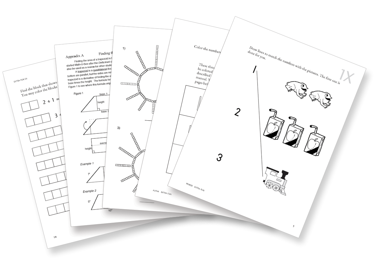 Free Math U See Worksheets And Printables Worksheets Library