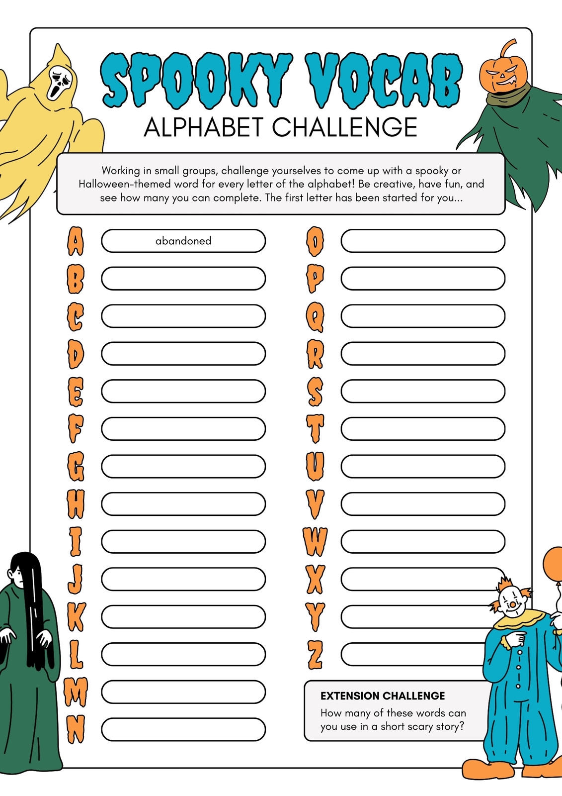 Free Printable Halloween Worksheet Templates To Edit Canva Free Printable Halloween Worksheet Templates To Edit Canva