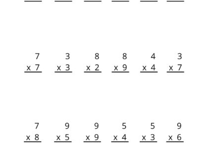 FREE PRINTABLE MULTIPLICATION WORKSHEETS WonkyWonderful
