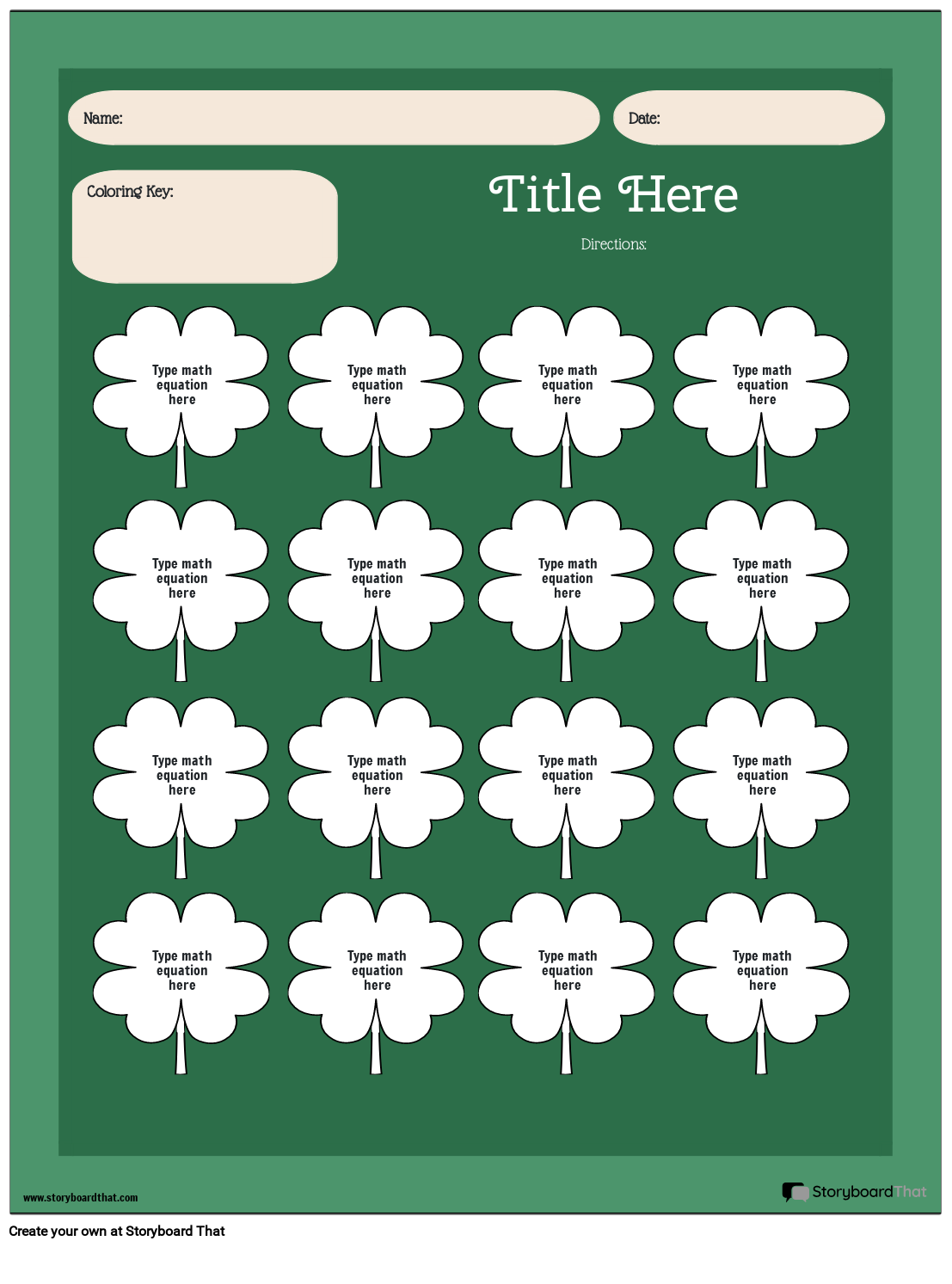 Free St Patrick s Day Worksheets Storyboard That Free St Patrick s Day Worksheets Storyboard That