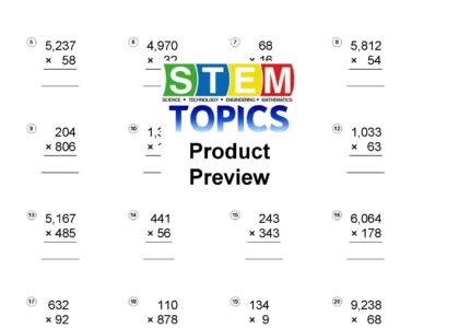 Grade 6 Math Worksheets 596 Pages Full Year Etsy