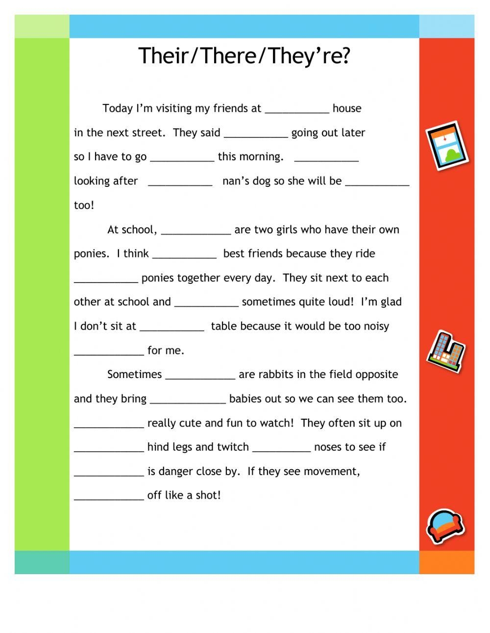 Homophones Their There Theyre Worksheet Worksheets Library Homophones Their There Theyre Worksheet Worksheets Library
