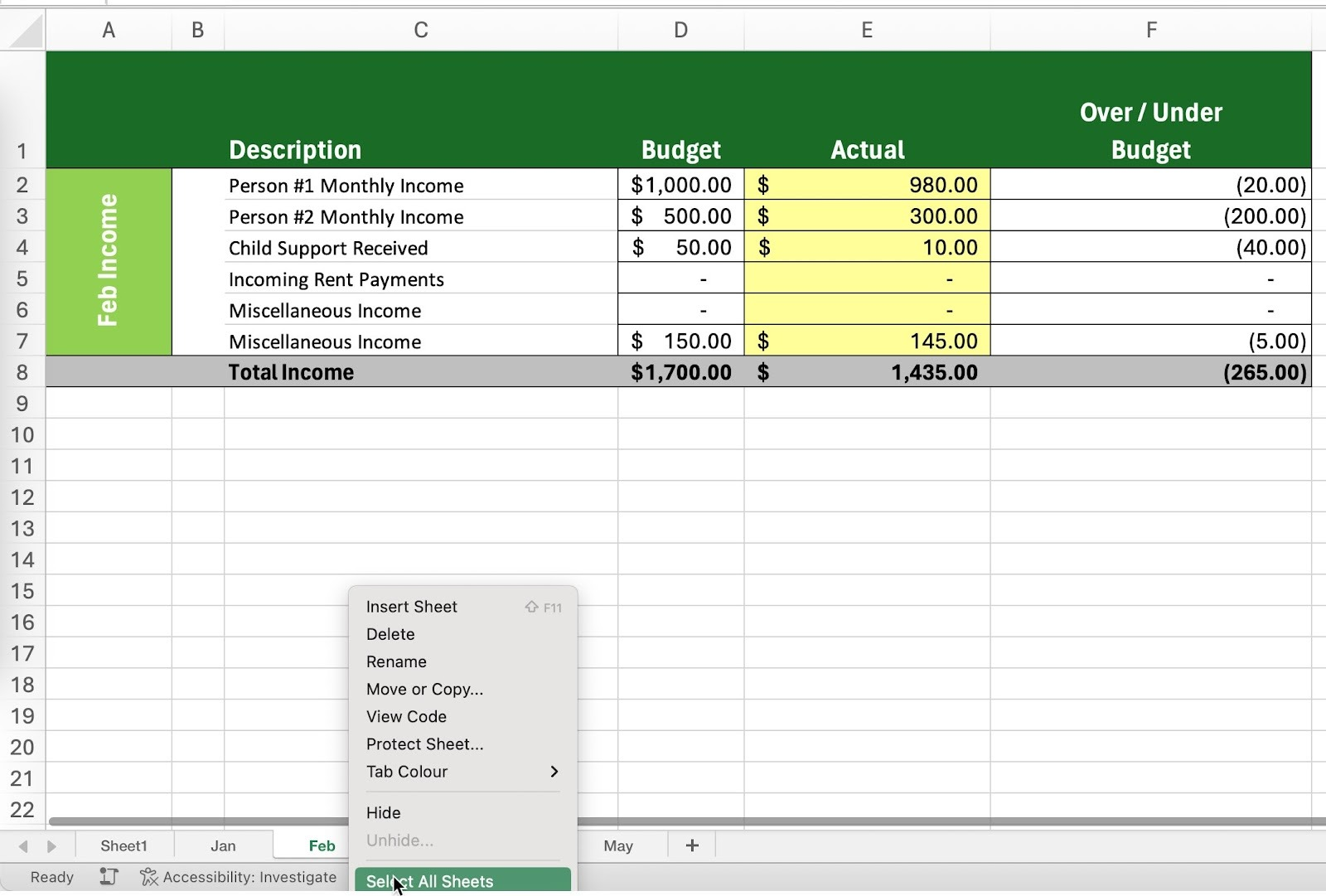 How To Group Worksheets In Excel