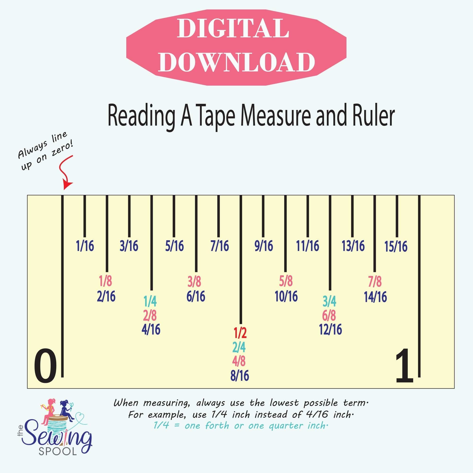 How To Read A Tape Measure Ruler For Sewing Beginner Measuring Guide Printable PDF Etsy Denmark How To Read A Tape Measure Ruler For Sewing Beginner Measuring Guide Printable PDF Etsy Denmark