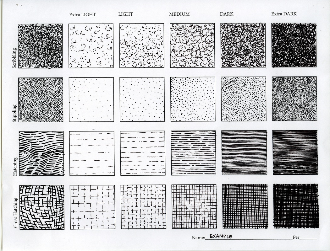 Ink Value Drawing Worksheet Two Art With Ross