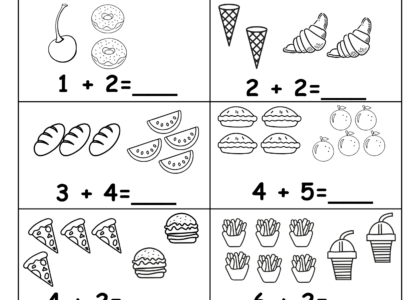 Kindergarten Addition Worksheet Free