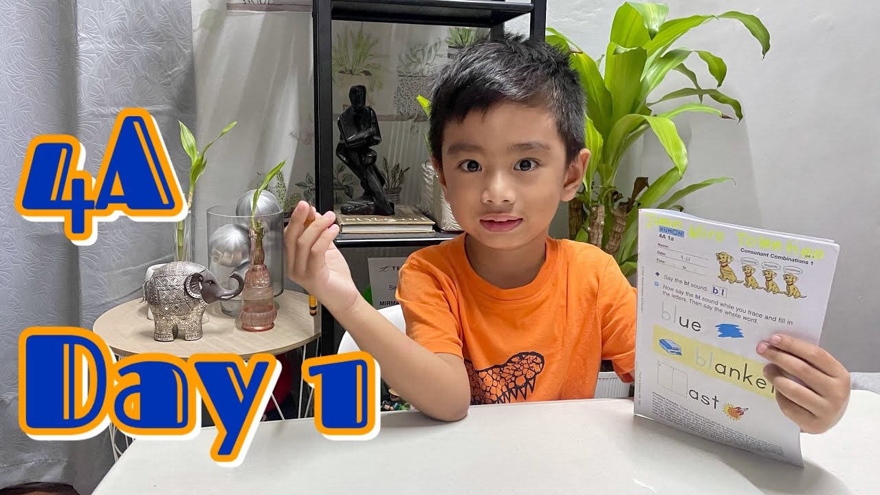 KUMON Reading Program 4A Day 1 YouTube