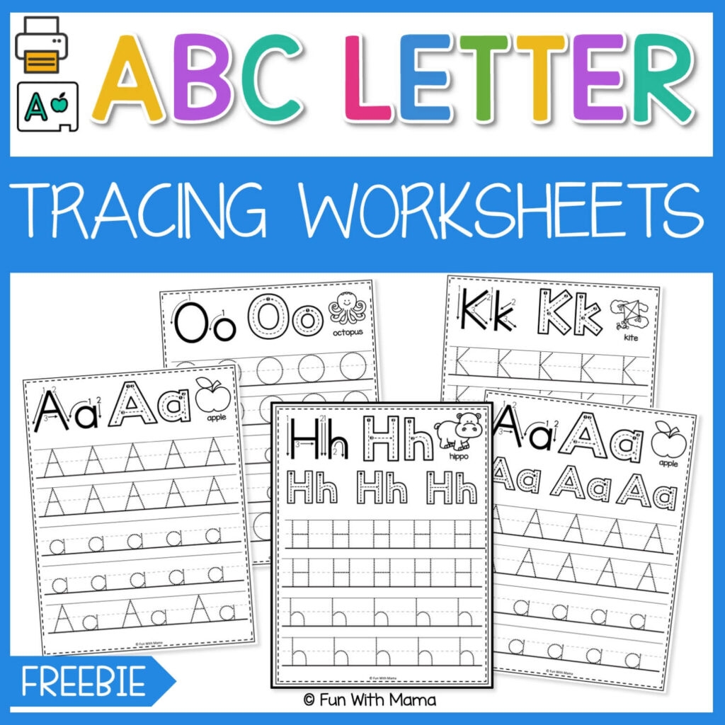 tracing the alphabet worksheet