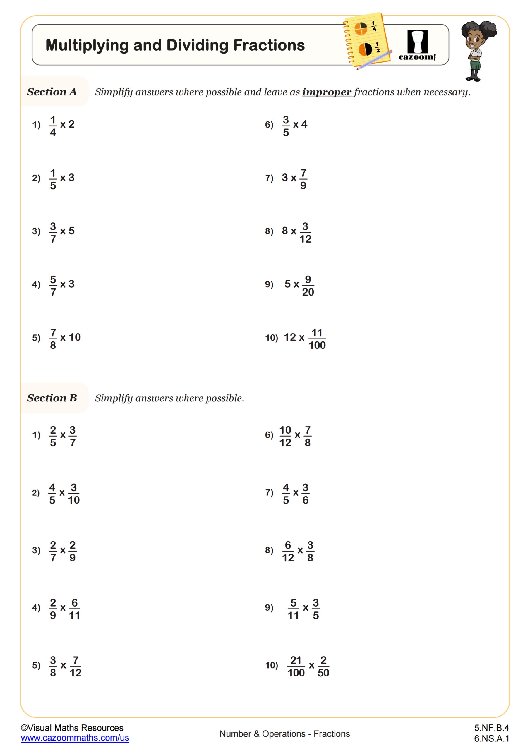Multiplying And Dividing Fractions Worksheet 5th Grade PDF Worksheets Multiplying And Dividing Fractions Worksheet 5th Grade PDF Worksheets