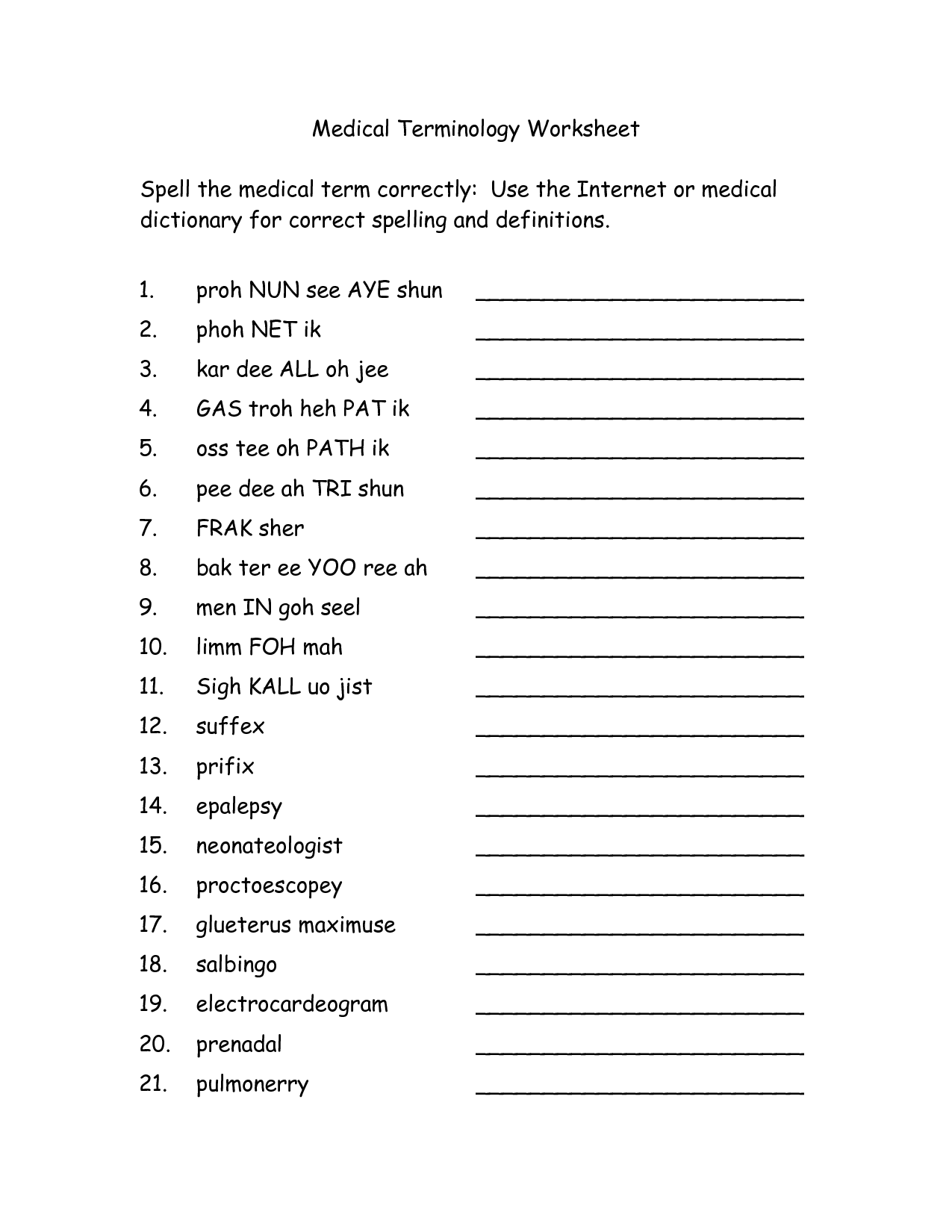 nursing terminology worksheet day 1 nursing terminology worksheet day 1