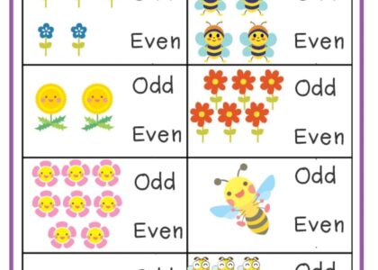 Odd And Even Numbers Worksheets