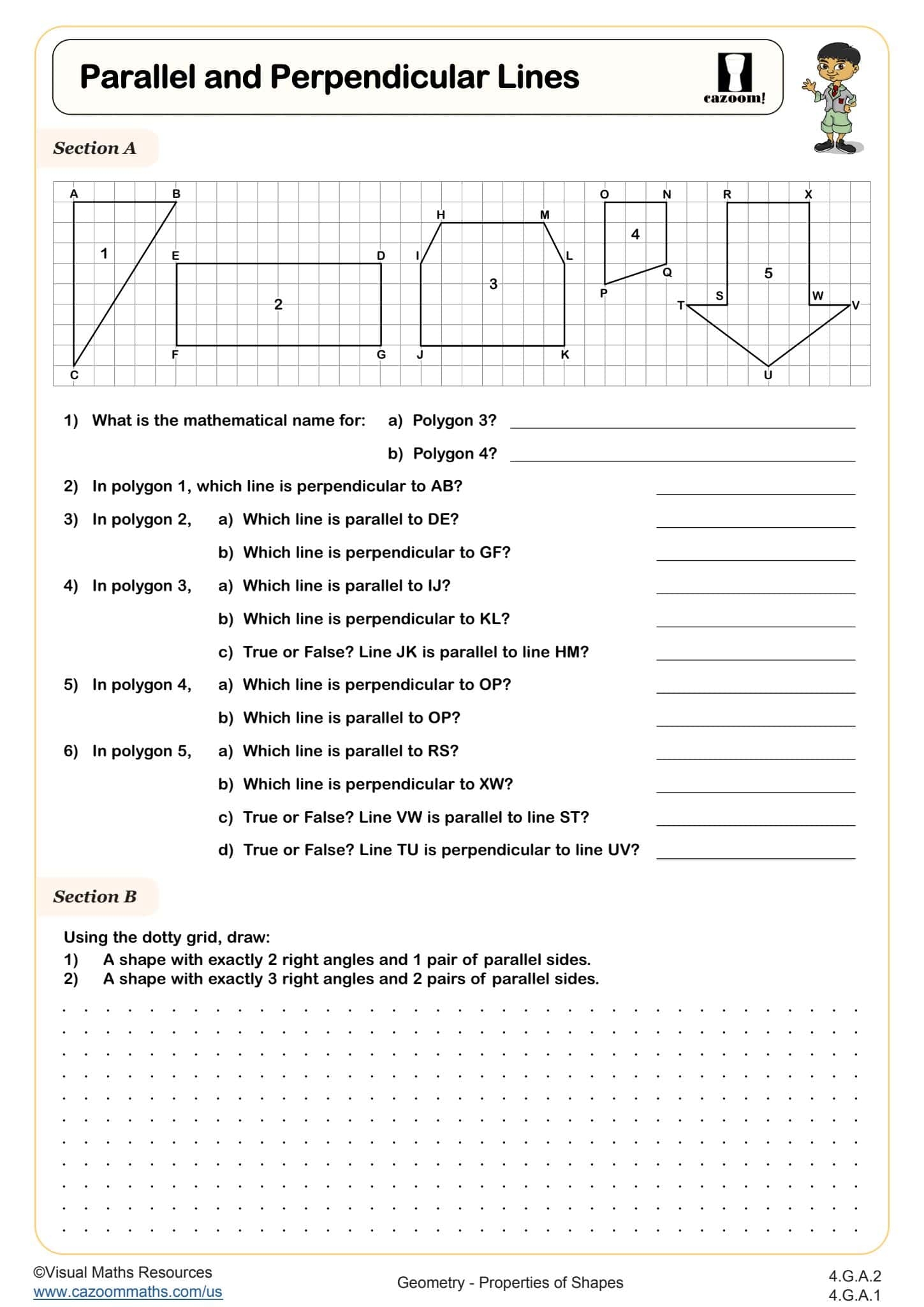 Parallel And Perpendicular Lines Worksheet Fun And Engaging 4th Grade Geometry Worksheet Parallel And Perpendicular Lines Worksheet Fun And Engaging 4th Grade Geometry Worksheet