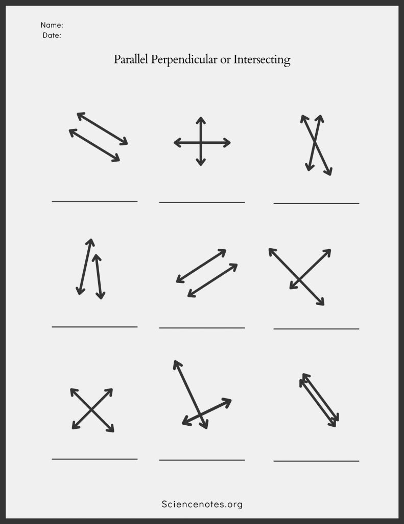Perpendicular Intersecting And Parallel Lines Worksheet Printable Study Planner Perpendicular Intersecting And Parallel Lines Worksheet Printable Study Planner