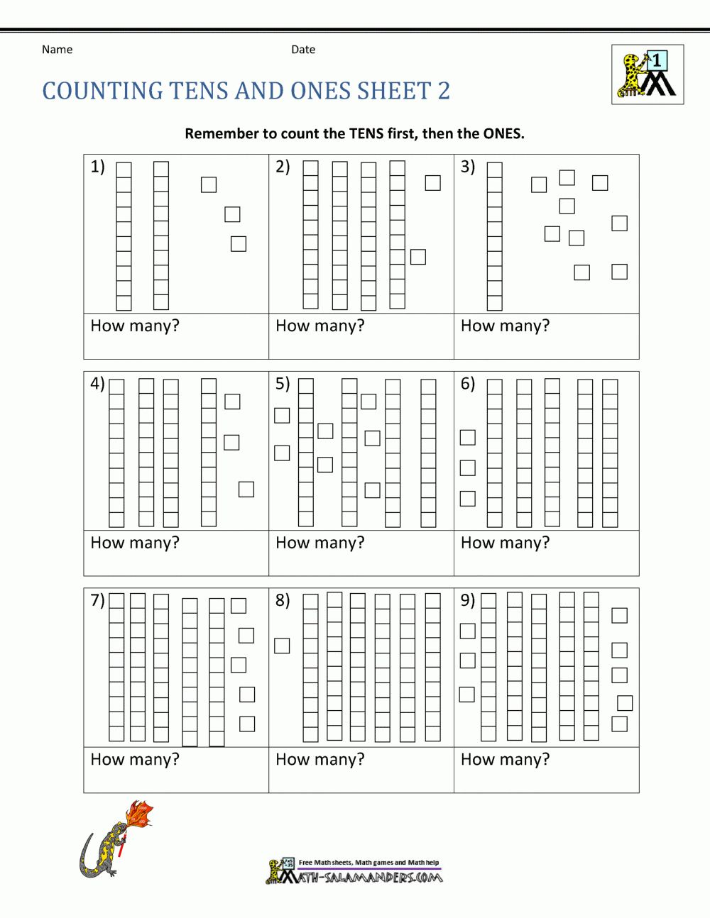 Place Value Ones And Tens Worksheets Place Value Ones And Tens Worksheets
