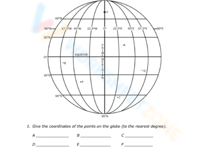 Printable 4th Grade Latitude And Longitude Worksheets