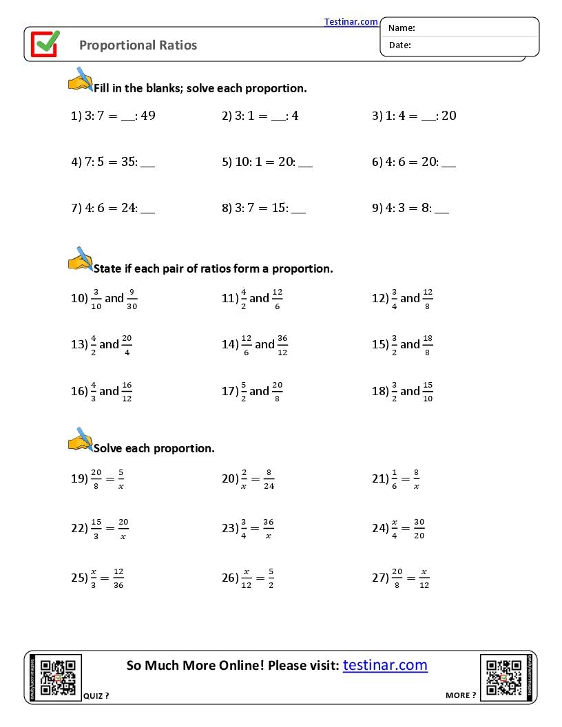 ratio and proportion worksheet ratio and proportion worksheet