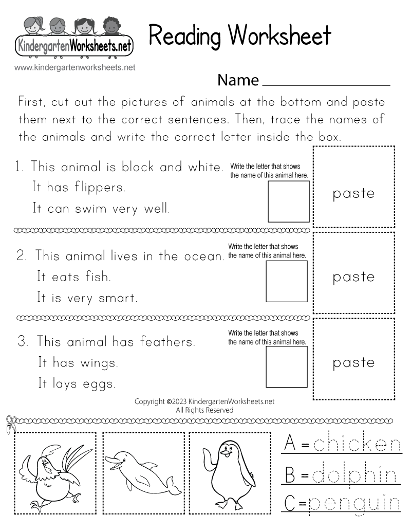reading practice for kindergarten worksheets reading practice for kindergarten worksheets