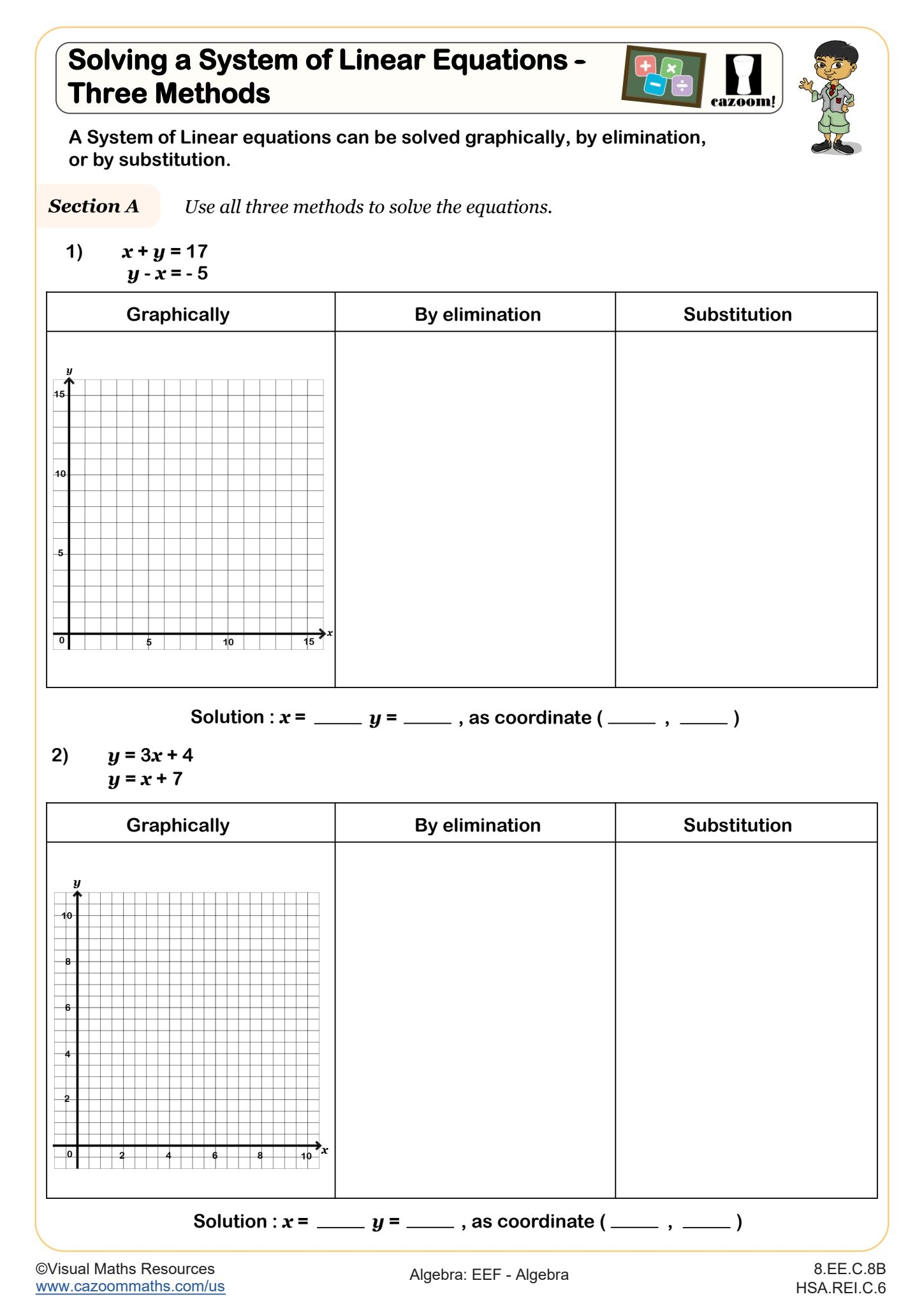 system of equations worksheet system of equations worksheet