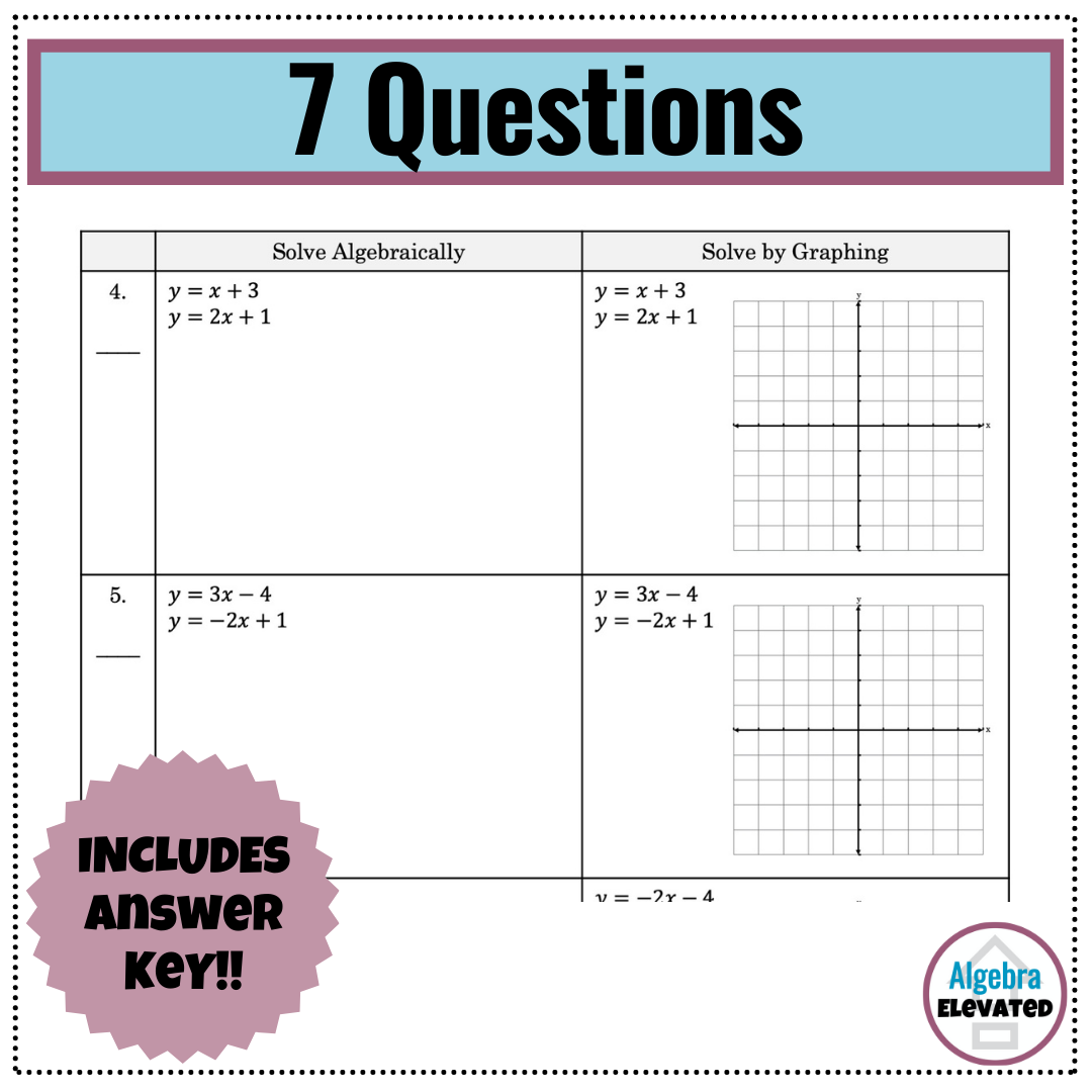 systems of equations substitution worksheet