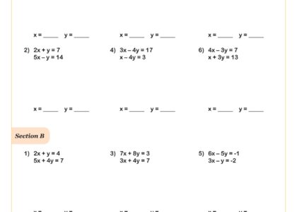 Solving Systems Of Linear Equations Worksheet Fun And Engaging Algebra I PDF Worksheets