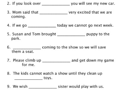 Their There They re Homophones Worksheet Have Fun Teaching