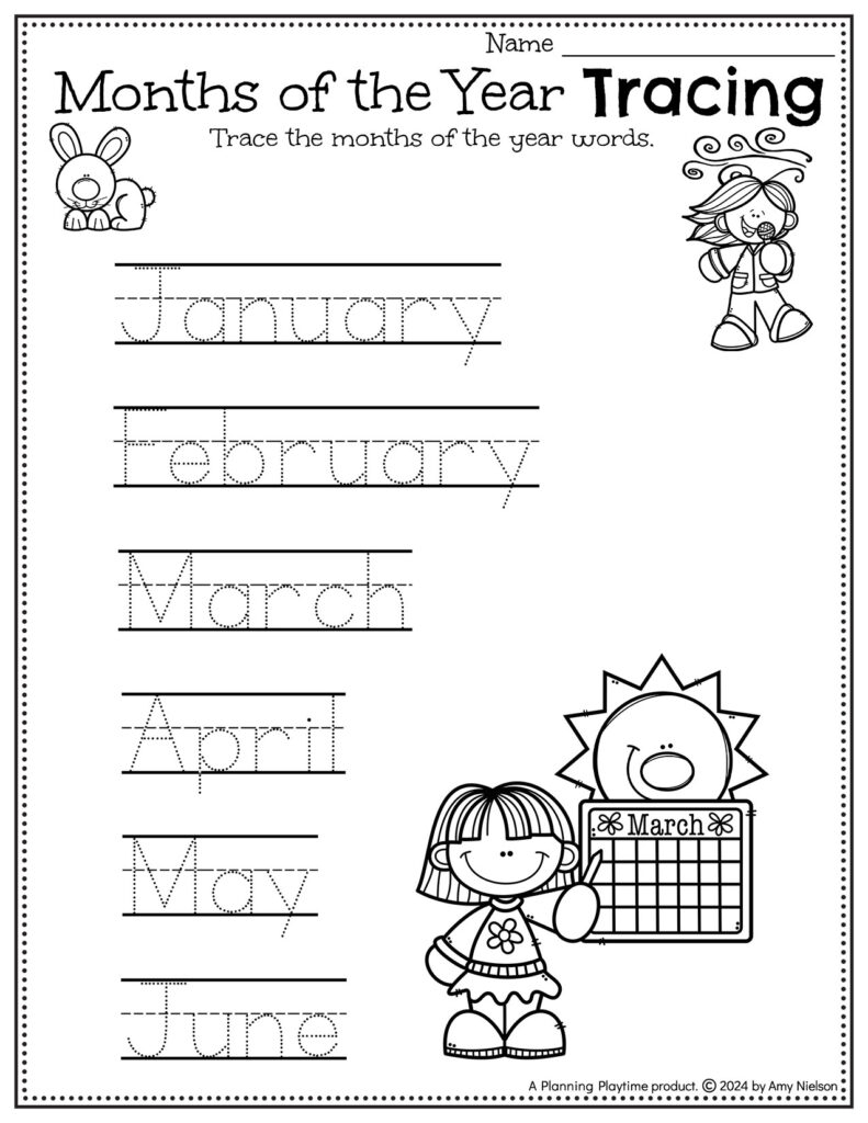 tracing worksheets for preschoolers